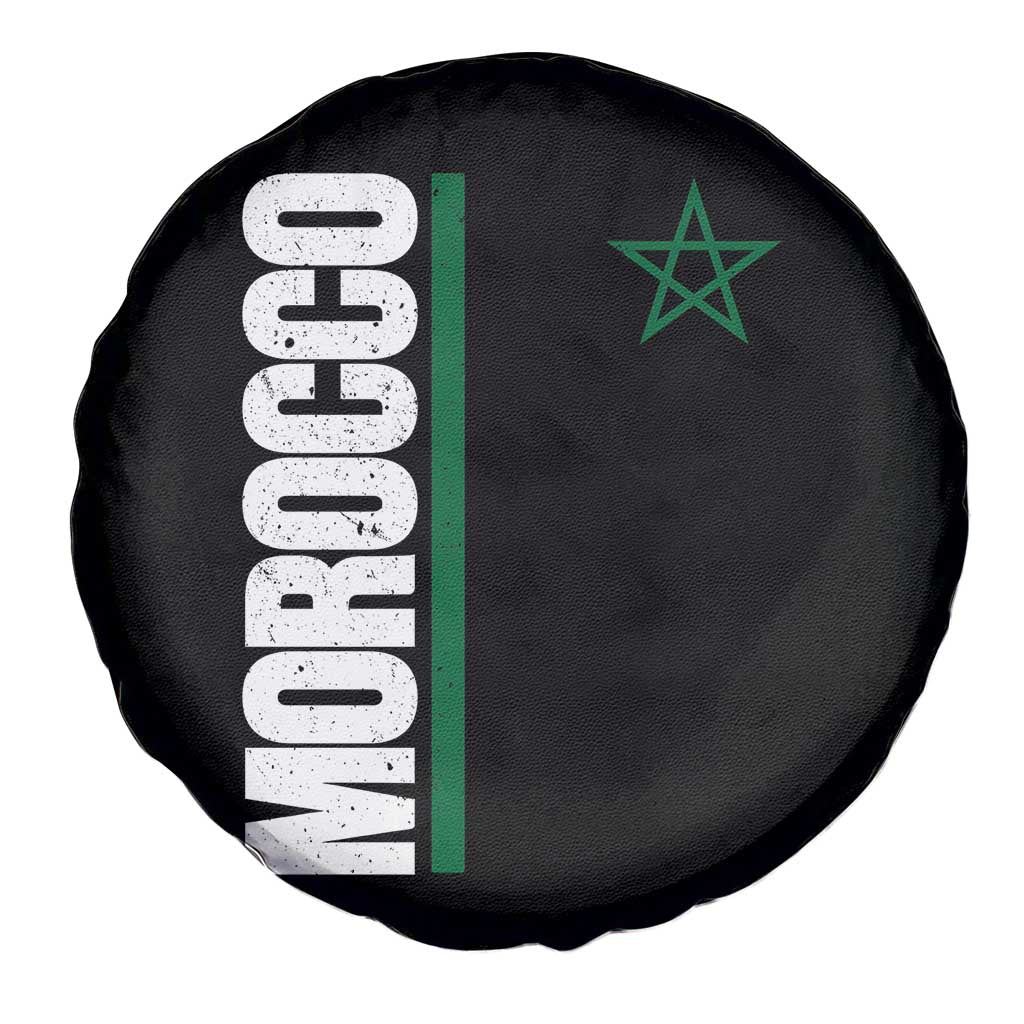 Morocco Green Star Flag Patriotic Moroccan Pride Spare Tire Cover TS11 Print Your Wear