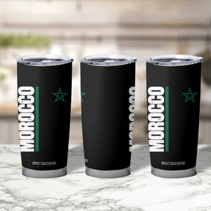 Morocco Green Star Flag Patriotic Moroccan Pride Tumbler Cup TS11 Print Your Wear
