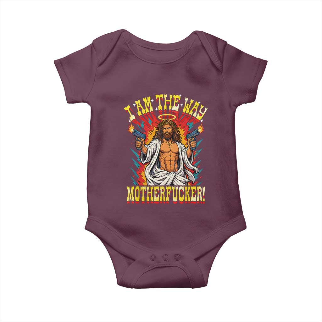 Funny Jesus LitRPG I Am The Way Motherfucker Baby Onesie