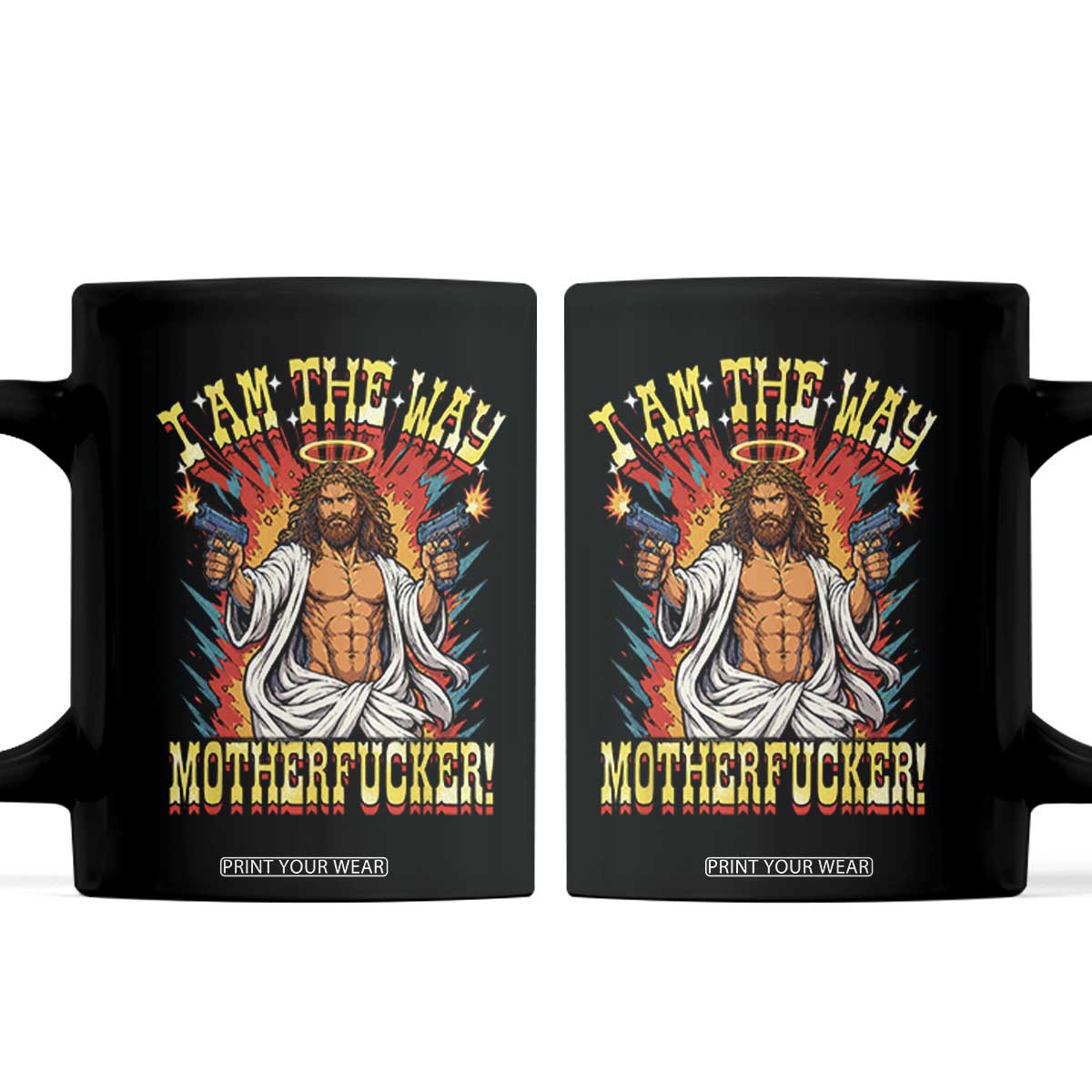 Funny Jesus LitRPG I Am The Way Motherfucker Coffee Mug