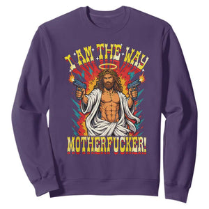 Funny Jesus LitRPG I Am The Way Motherfucker Sweatshirt