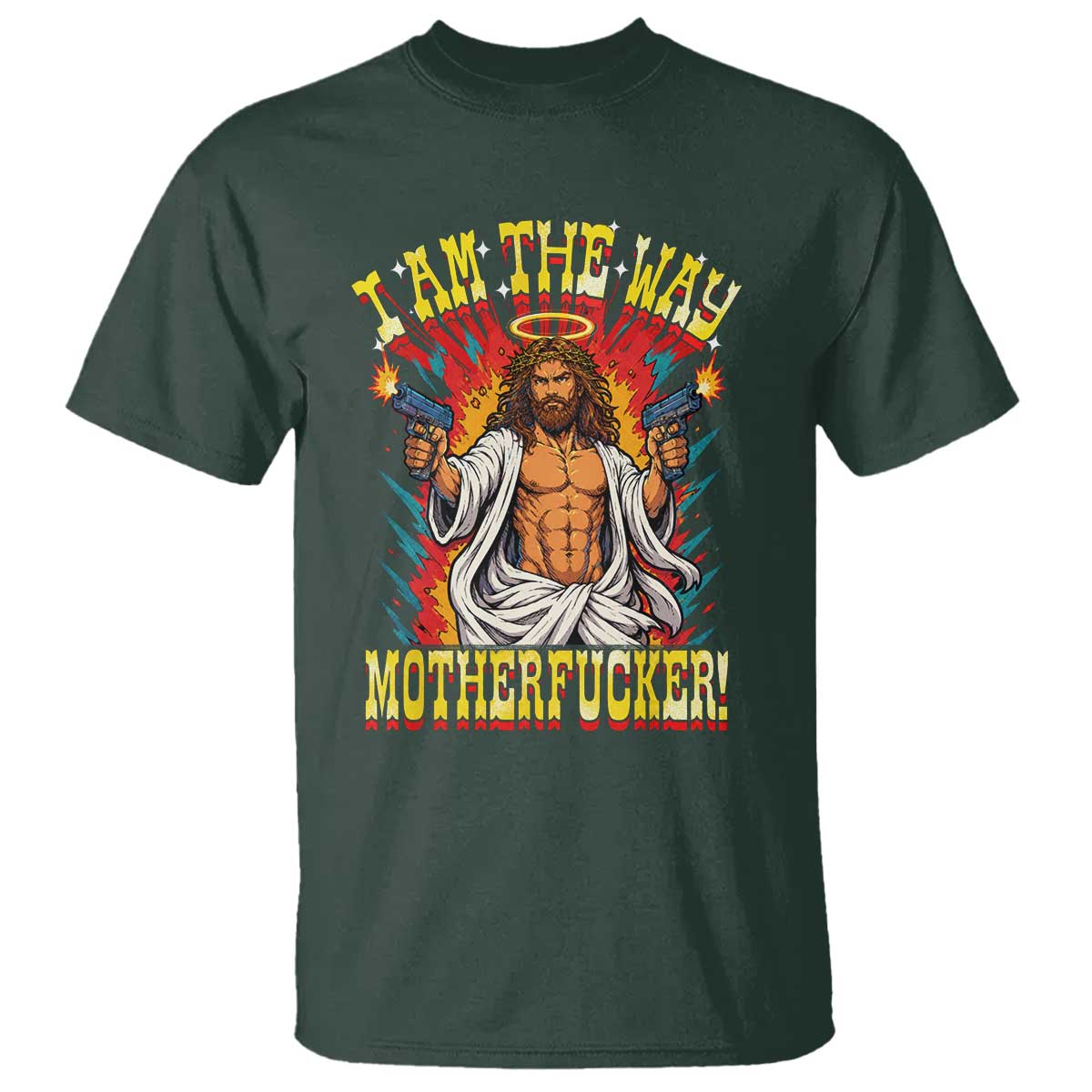 Funny Jesus LitRPG I Am The Way Motherfucker T Shirt