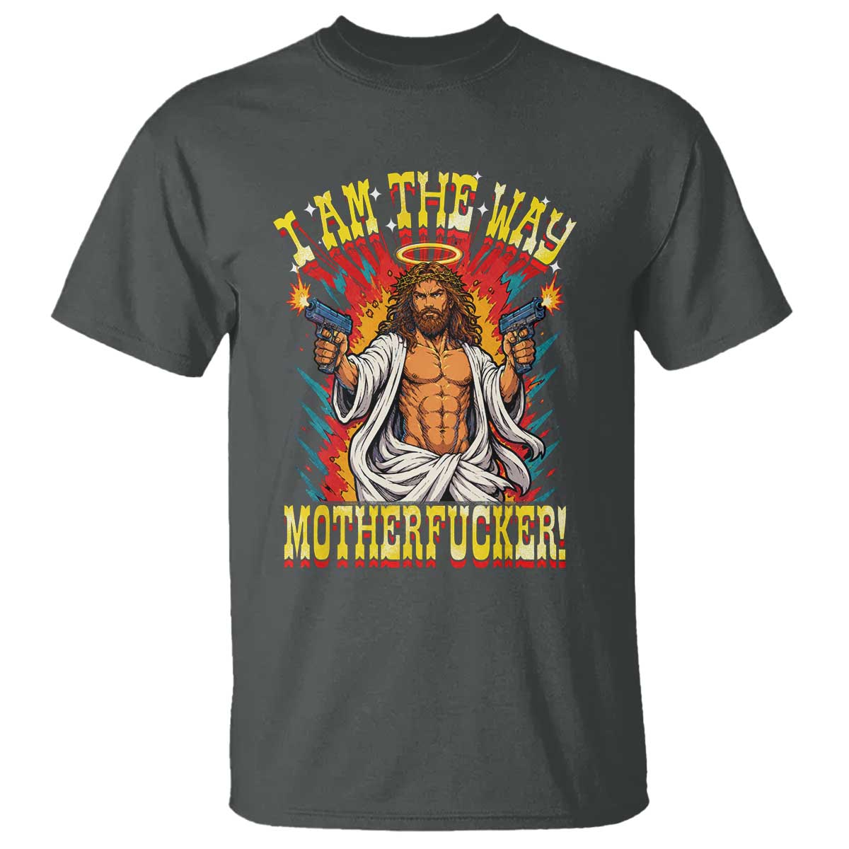 Funny Jesus LitRPG I Am The Way Motherfucker T Shirt