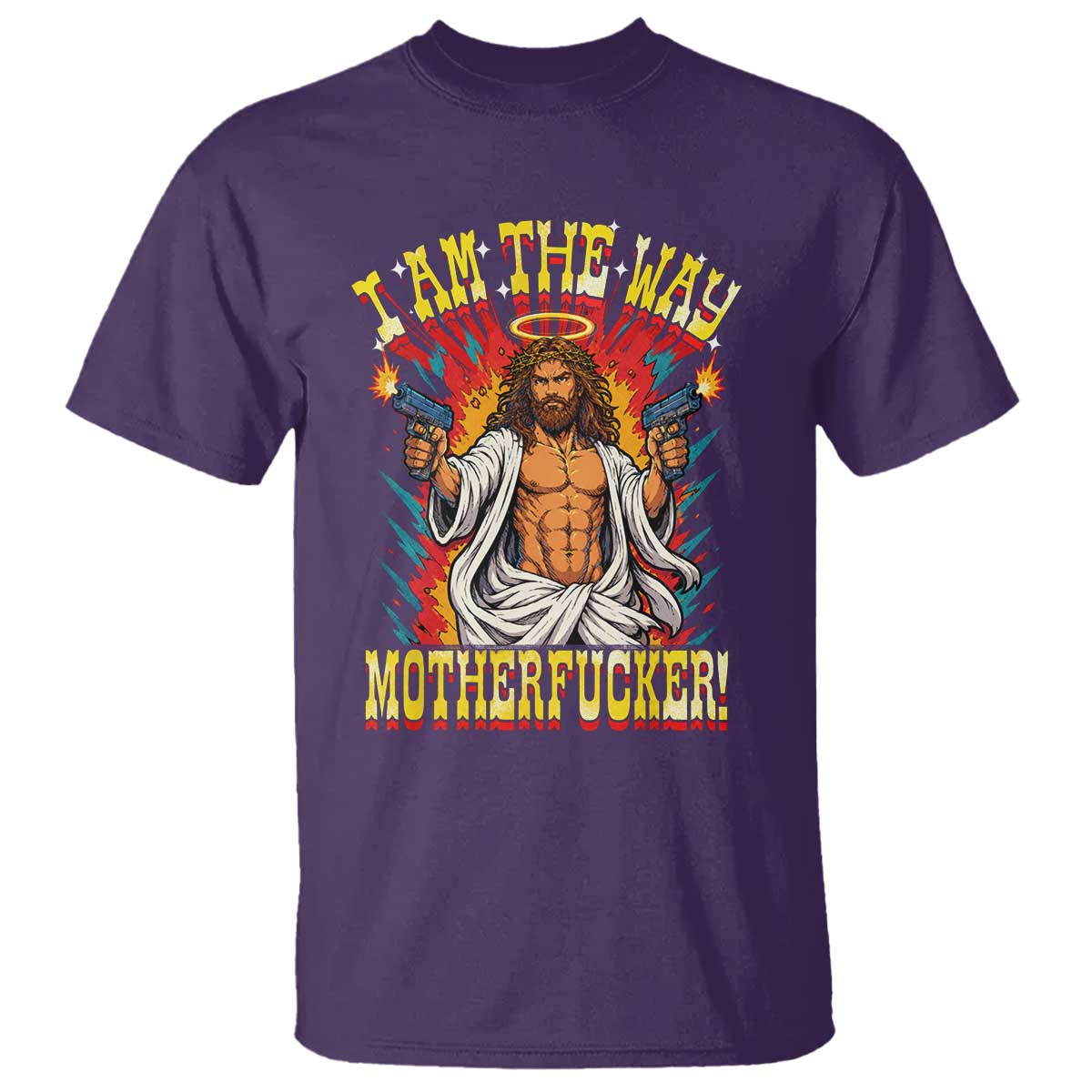 Funny Jesus LitRPG I Am The Way Motherfucker T Shirt