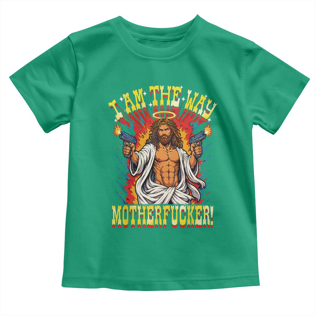Funny Jesus LitRPG I Am The Way Motherfucker Toddler T Shirt