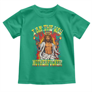 Funny Jesus LitRPG I Am The Way Motherfucker Toddler T Shirt