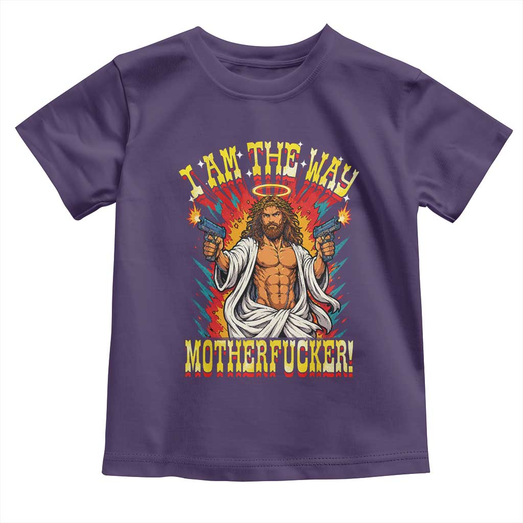 Funny Jesus LitRPG I Am The Way Motherfucker Toddler T Shirt