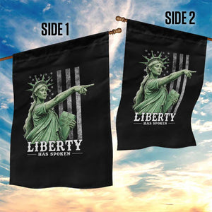 Liberty Has Spoken Garden Flag Funny Basketball Statue of Liberty Pointing Meme TS11 Print Your Wear