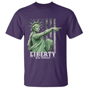 Liberty Has Spoken T Shirt Funny Basketball Statue of Liberty Pointing Meme TS11 Print Your Wear
