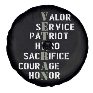 Veterans Valor Service Patriot Hero Sacrifice Courage Honor Spare Tire Cover TS11 Print Your Wear