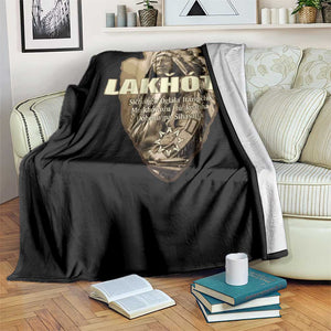 Chief Spotted Elk Lakhota Lakota Sioux Native American Indian Throw Blanket TS11 Print Your Wear