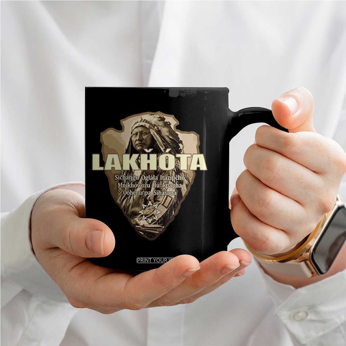 Chief Spotted Elk Lakhota Lakota Sioux Native American Indian Coffee Mug TS11 Print Your Wear