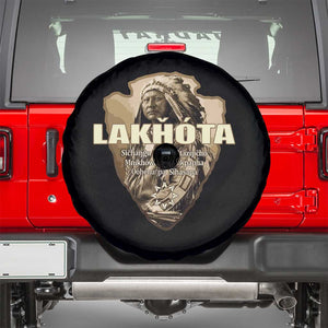 Chief Spotted Elk Lakhota Lakota Sioux Native American Indian Spare Tire Cover TS11 Black Print Your Wear