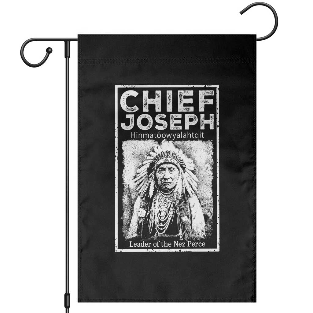 Native American Chief Joseph Garden Flag Leader Of The Nez Perce Indian History TS11 Black Print Your Wear
