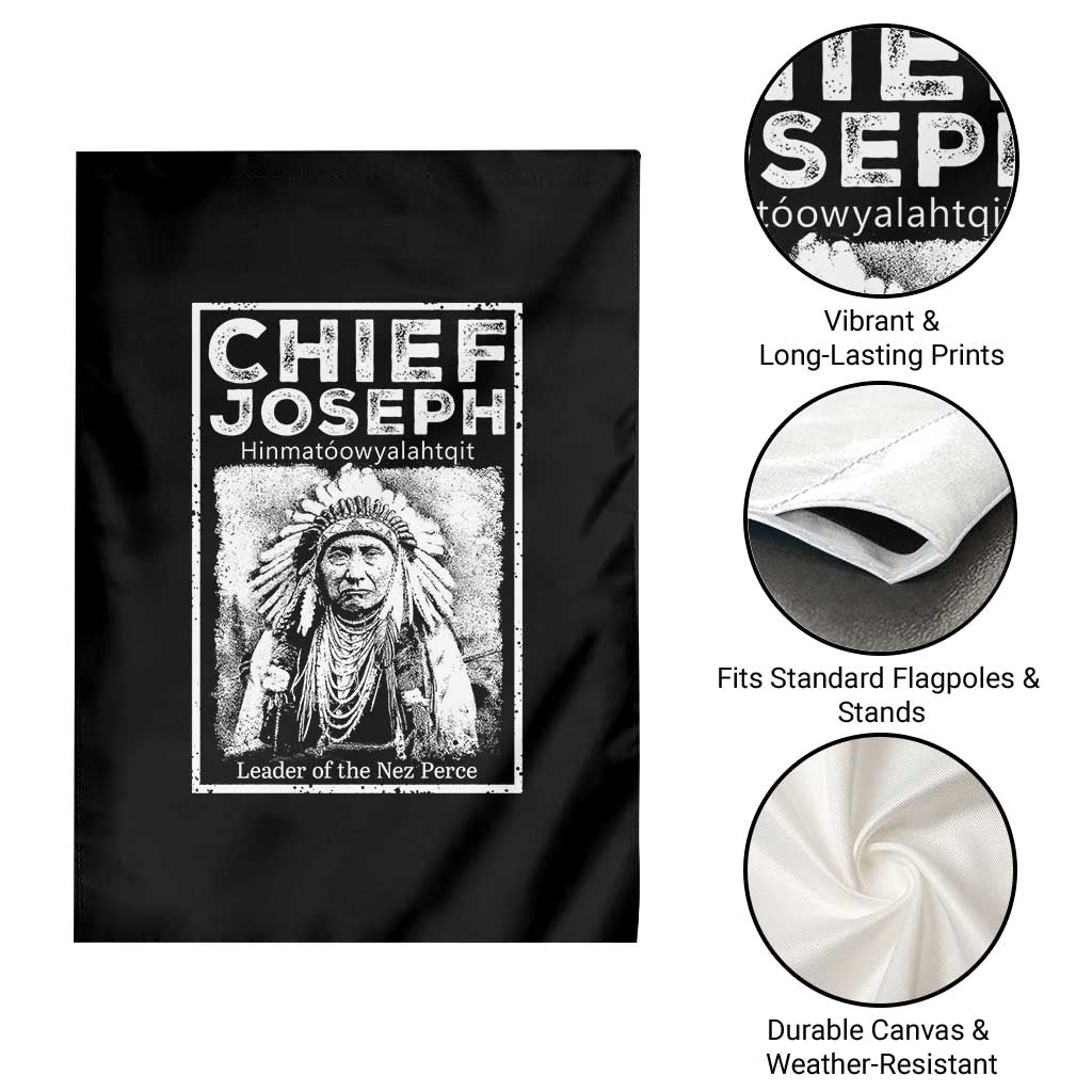 Native American Chief Joseph Garden Flag Leader Of The Nez Perce Indian History TS11 Print Your Wear
