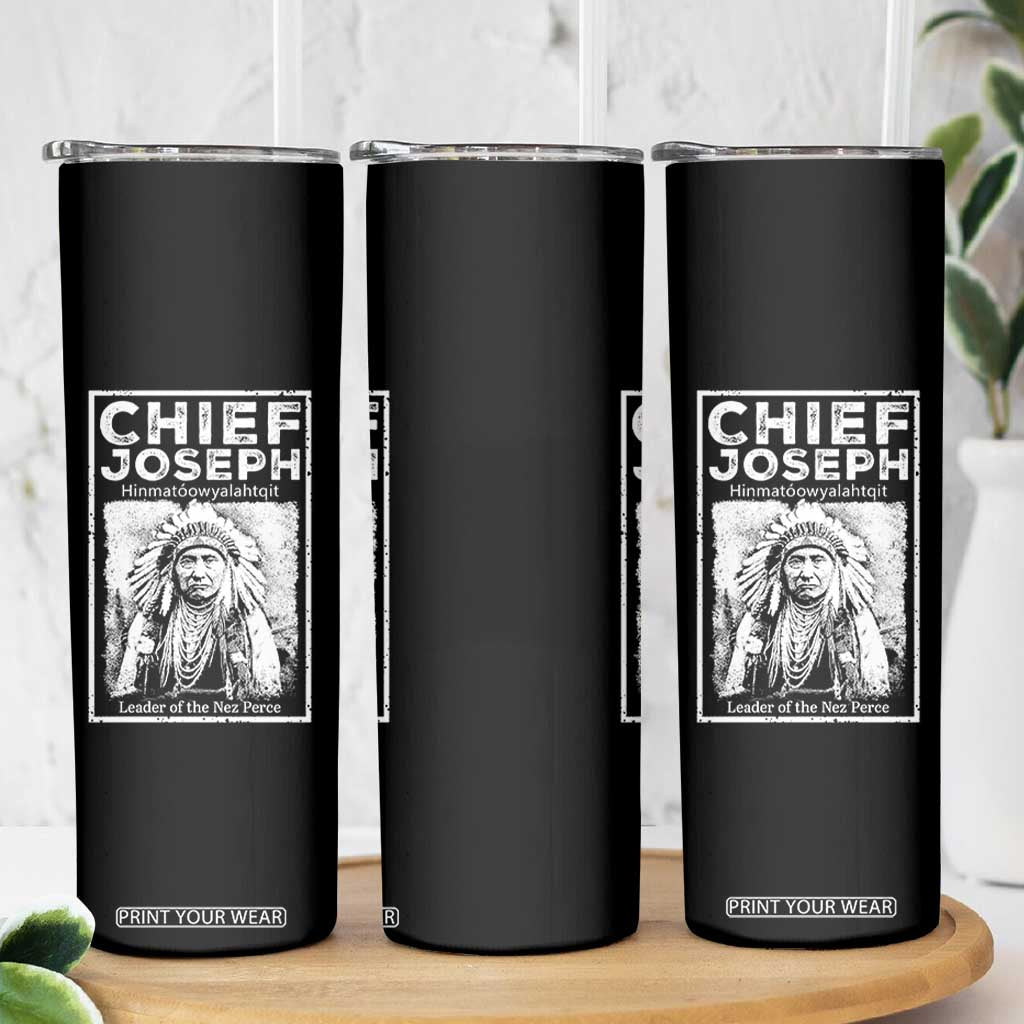 Native American Chief Joseph Skinny Tumbler Leader Of The Nez Perce Indian History TS11 Print Your Wear