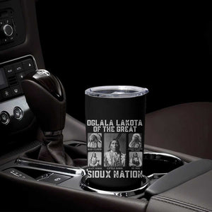 Oglala Lakota Of The Great Sioux Nation Tumbler Cup Native American Chiefs TS11 Print Your Wear