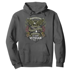 US Military Army Veteran Hoodie It Cannot Be Inherited Nor Can It Be Purchased I Have Earned It TS11 Dark Heather Print Your Wear