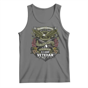 US Military Army Veteran Tank Top It Cannot Be Inherited Nor Can It Be Purchased I Have Earned It TS11 Black Heather Print Your Wear