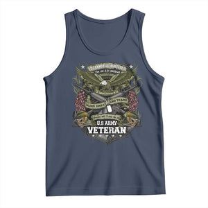 US Military Army Veteran Tank Top It Cannot Be Inherited Nor Can It Be Purchased I Have Earned It TS11 Navy Print Your Wear