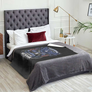 US Military Air Force Veteran Throw Blanket It Cannot Be Inherited Nor Can It Be Purchased I Have Earned It TS11 Print Your Wear