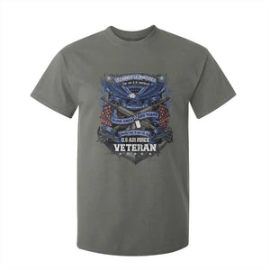 US Military Air Force Veteran T Shirt For Kid It Cannot Be Inherited Nor Can It Be Purchased I Have Earned It TS11 Military Green Print Your Wear