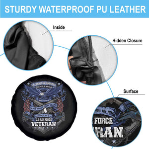 US Military Air Force Veteran Spare Tire Cover It Cannot Be Inherited Nor Can It Be Purchased I Have Earned It TS11 Print Your Wear