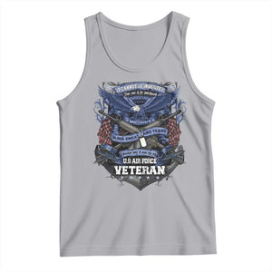 US Military Air Force Veteran Tank Top It Cannot Be Inherited Nor Can It Be Purchased I Have Earned It TS11 Athletic Heather Print Your Wear