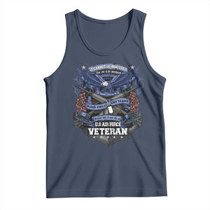 US Military Air Force Veteran Tank Top It Cannot Be Inherited Nor Can It Be Purchased I Have Earned It TS11 Navy Print Your Wear