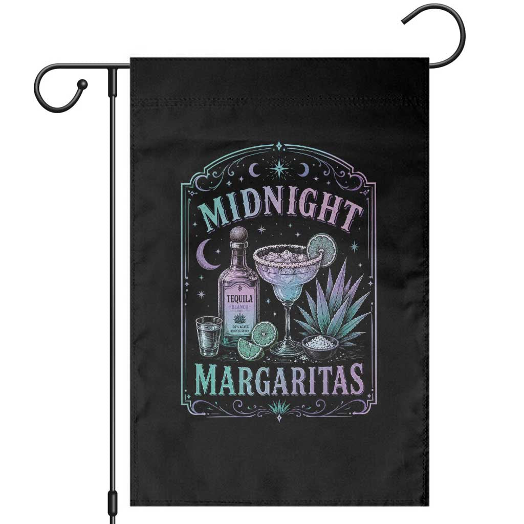 Midnight Margaritas Halloween Witch Cocktail Lover Garden Flag TS11 Black Print Your Wear