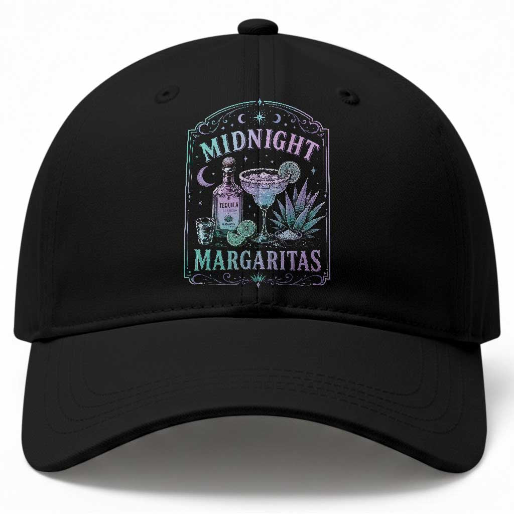 Midnight Margaritas Halloween Witch Cocktail Lover Baseball Cap TS11 Print Your Wear