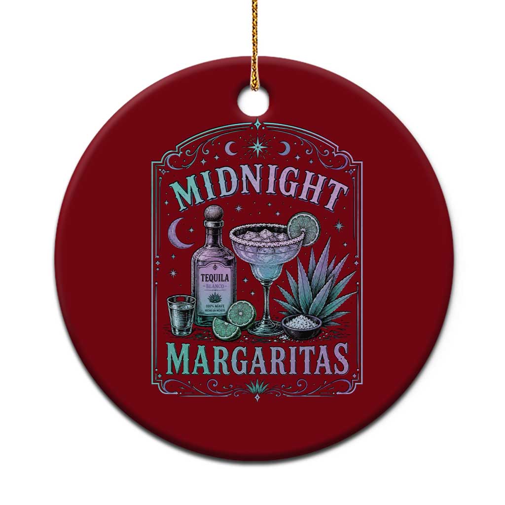 Midnight Margaritas Halloween Witch Cocktail Lover Ceramic Ornament TS11 1pc Red Print Your Wear