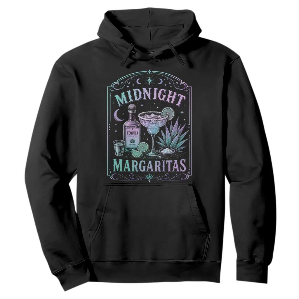 Midnight Margaritas Halloween Witch Cocktail Lover Hoodie TS11 Black Print Your Wear