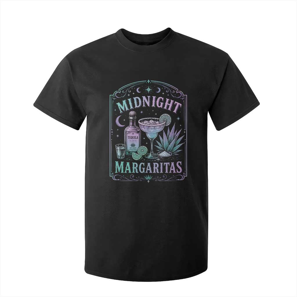 Midnight Margaritas Halloween Witch Cocktail Lover T Shirt For Kid TS11 Black Print Your Wear