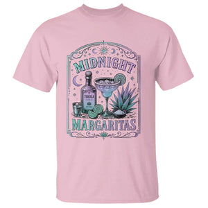 Midnight Margaritas Halloween Witch Cocktail Lover T Shirt TS11 Light Pink Print Your Wear