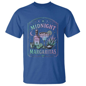 Midnight Margaritas Halloween Witch Cocktail Lover T Shirt TS11 Royal Blue Print Your Wear