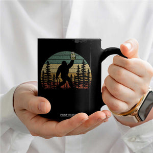 Funny Bigfoot Pickles Lover Coffee Mug Retro Sasquatch Cucumber Food Lover