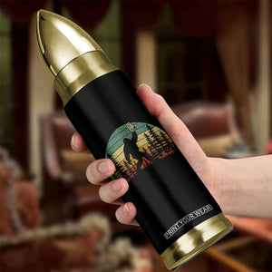 Funny Bigfoot Pickles Lover Bullet Tumbler Retro Sasquatch Cucumber Food Lover