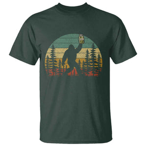 Funny Bigfoot Pickles Lover T Shirt Retro Sasquatch Cucumber Food Lover