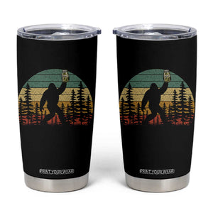 Funny Bigfoot Pickles Lover Tumbler Cup Retro Sasquatch Cucumber Food Lover