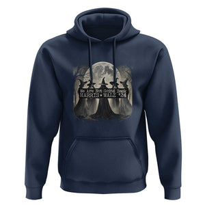 Harris Walz'24 Hoodie We Are Not Going Back Witches For Kamala Moon Tree TS11 Navy Print Your Wear
