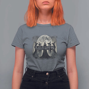 Harris Walz'24 T Shirt For Women We Are Not Going Back Witches For Kamala Moon Tree TS11 Charcoal Print Your Wear