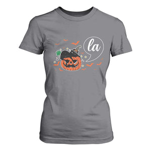 Harris Halloween 2024 T Shirt For Women Comma La Kamala Black Cat Witches TS11 Charcoal Print Your Wear