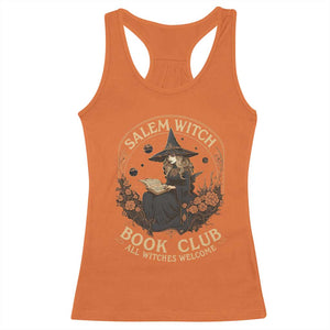 Salem Witch Book Club All Witches Welcome Racerback Tank Top Halloween Book Lover TS11 Orange Print Your Wear