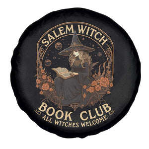 Salem Witch Book Club All Witches Welcome Spare Tire Cover Halloween Book Lover TS11 Print Your Wear