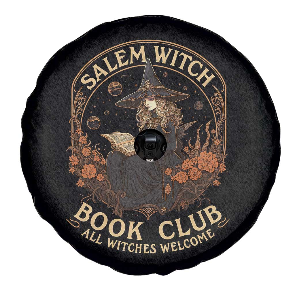 Salem Witch Book Club All Witches Welcome Spare Tire Cover Halloween Book Lover TS11 Print Your Wear