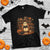 Halloween Book Lover T Shirt Spooky Ghost Reading Book Librarians Bookworm TS11 Black Print Your Wear