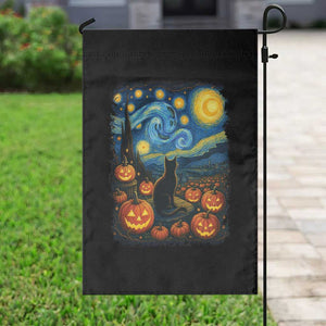 Halloween Cat Starry Night Van Gogh Cat Lovers Garden Flag TS11 Print Your Wear