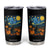Halloween Cat Starry Night Van Gogh Cat Lovers Tumbler Cup TS11 Black Print Your Wear