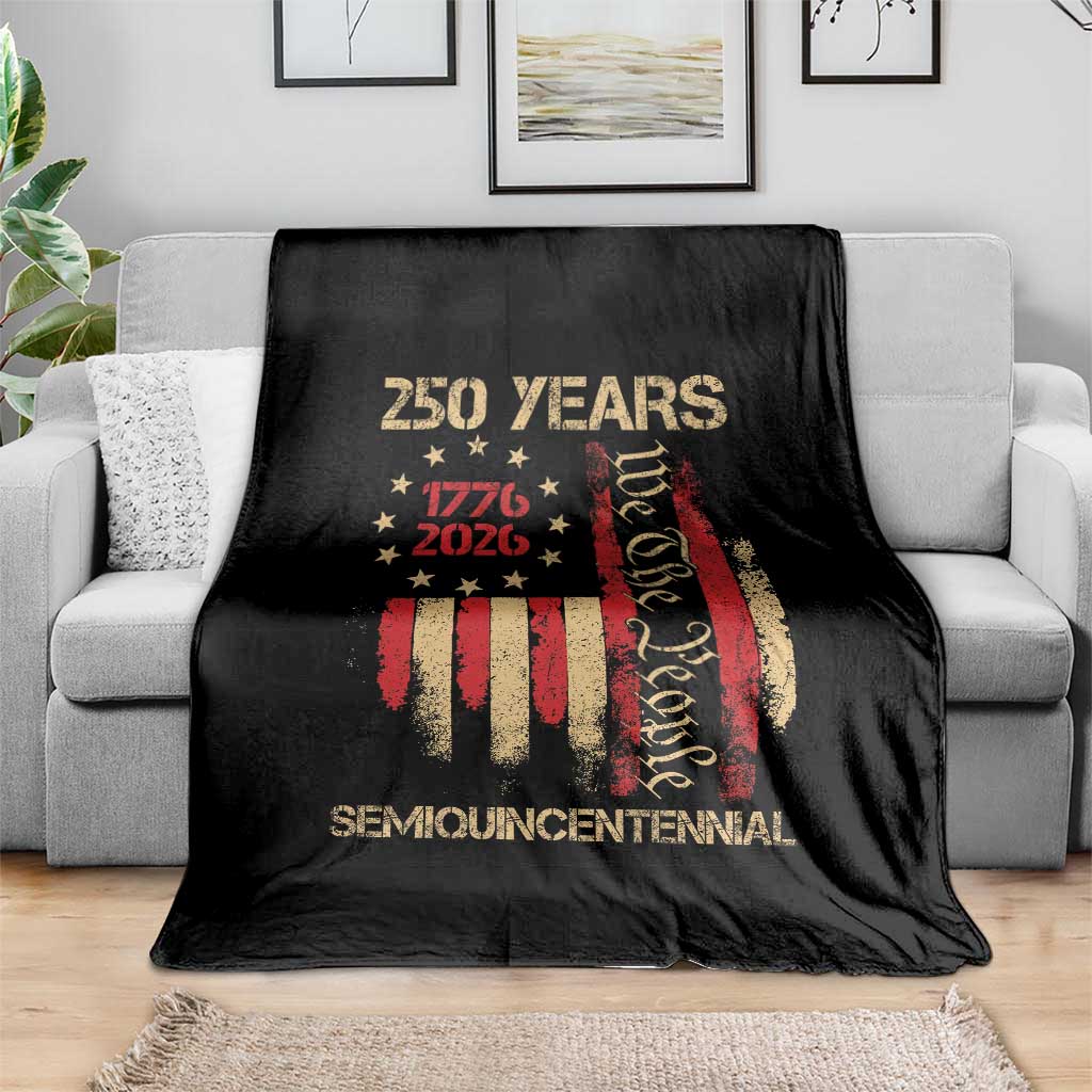 250 Years Semiquincentennial Throw Blanket 250th America Anniversary Independence Day TS11 Print Your Wear